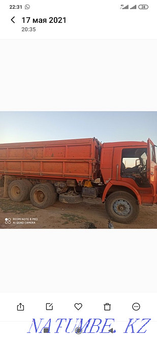Колхозшы тіркемесі бар Камаз ауылдық самосвал Большой чаган - изображение 2