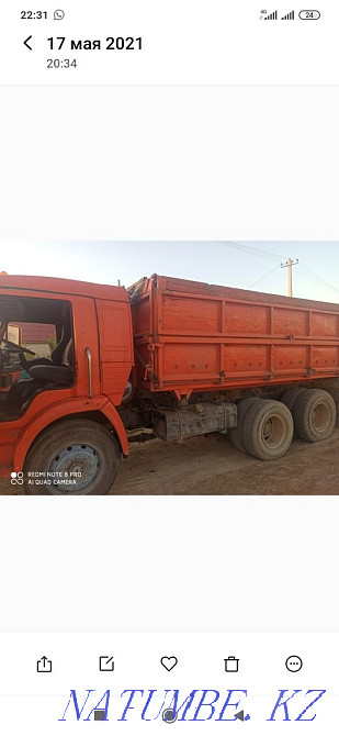 Колхозшы тіркемесі бар Камаз ауылдық самосвал Большой чаган - изображение 3