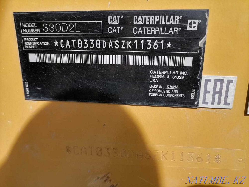 Б/У Экскаватор Гусеничный Cat 330 D2L Алматы - изображение 7