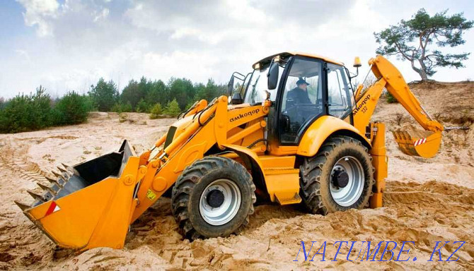 Backhoe loader 3in1 in Astana, Quality assurance, Good reviews Astana - photo 1