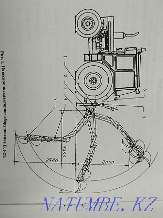 Монтаждалған шағын экскаватор BL-21  Астана - изображение 3