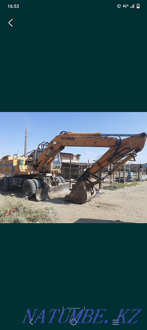 колесный экскаватор. Кызылорда - изображение 1