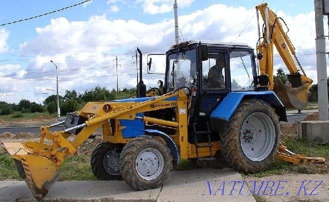 Sell tractor MTZ Amkador (excavator plus loader) Petropavlovsk - photo 1