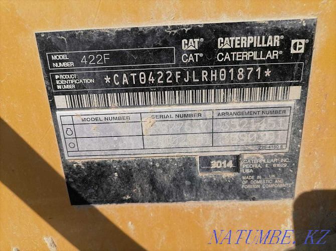 БУ Экскаватор погрузчик Cat 422F Алматы - изображение 7