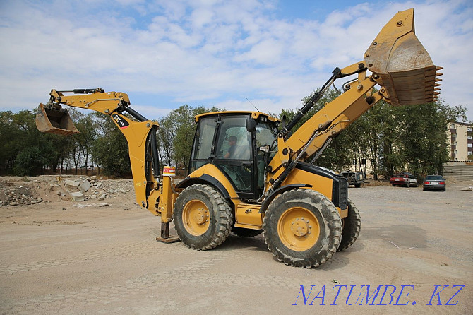 Rent backhoe loader CAT444E Almaty - photo 1