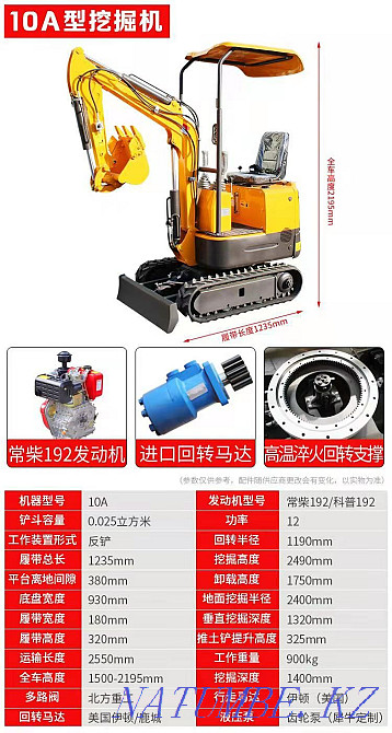 шағын экскаватор, ша?ын экскаваторлар  Алматы - изображение 3
