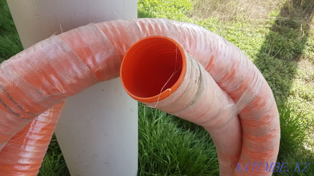 Гофрированная шланга ПВХ 100 мм. для ассенизатора Астана - изображение 2