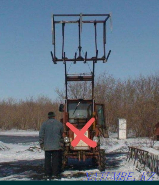 ТРАКТОР НЕЕЕЕЕ ПРОДАЁТСЯ..продам погрузчик сена на Т-25, наТ-40 Астана - изображение 2