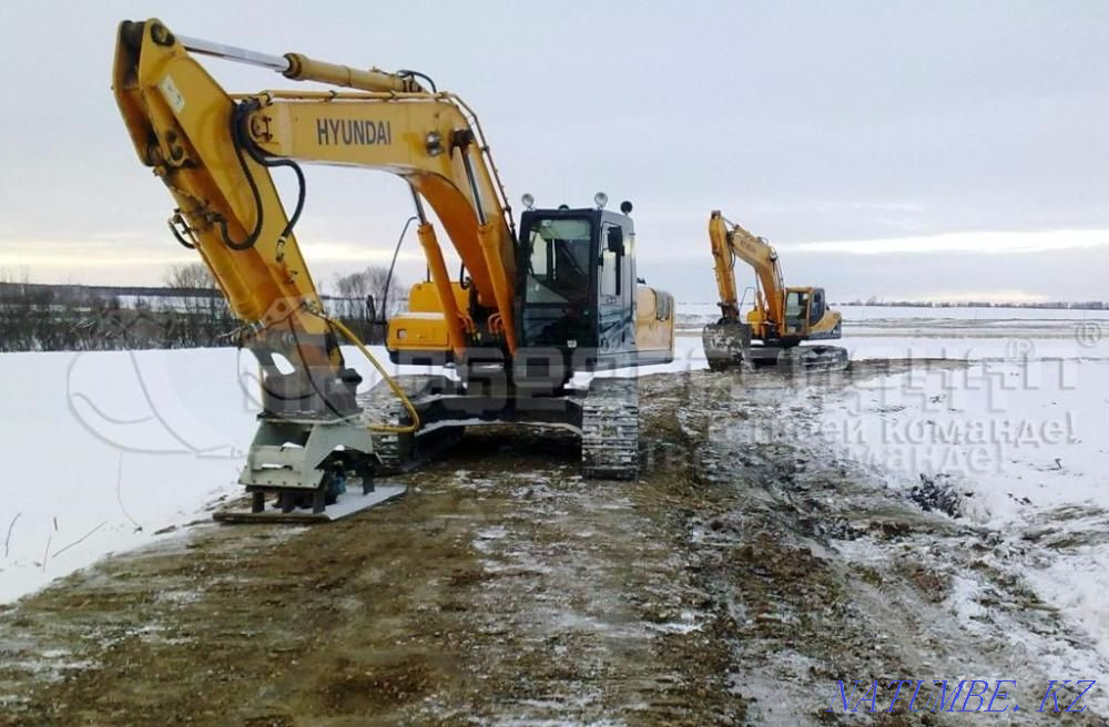 Vibratory rammers for excavators weighing from 23-33 tons. Almaty - photo 1