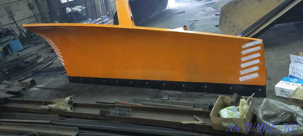 I will sell a snow plow for a front loader 5 tons side oblique Astana - photo 7