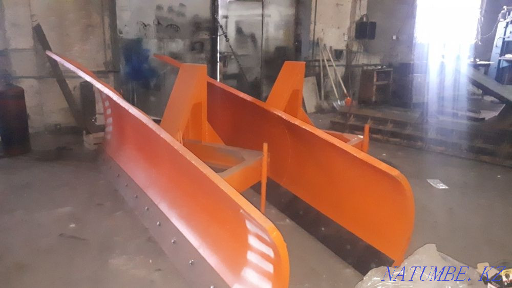 I will sell a snow plow for a front loader 5 tons side oblique Astana - photo 5