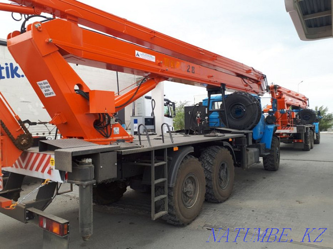 Aerial platform (auto-hydraulic lift) Ural, Kamaz, 28 meters Shymkent - photo 2