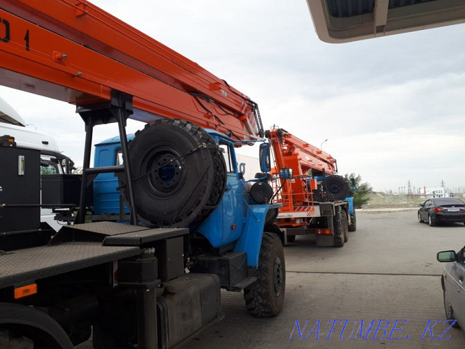 Aerial platform (auto-hydraulic lift) Ural, Kamaz, 28 meters Shymkent - photo 6