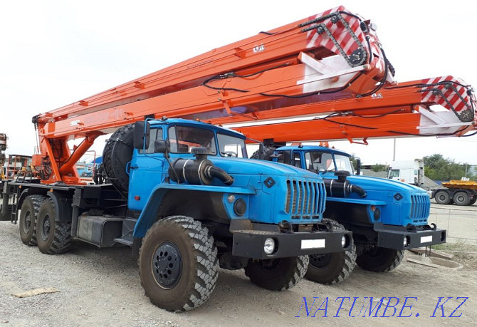 Aerial platform (auto-hydraulic lift) Ural, Kamaz, 28 meters Shymkent - photo 1