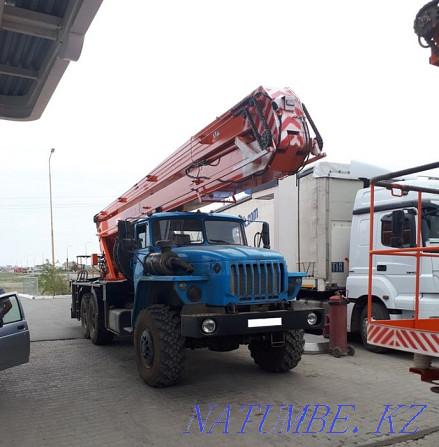 Aerial platform (auto-hydraulic lift) Ural, Kamaz, 28 meters Shymkent - photo 7