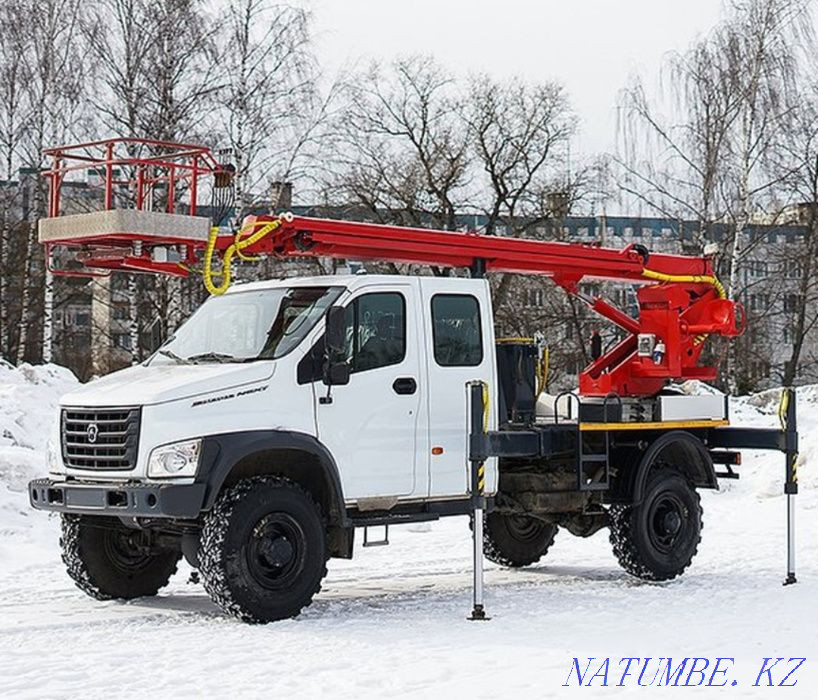 Автовышка (автогидроподъемник) Урал, Камаз, 28 метров Шымкент - изображение 8