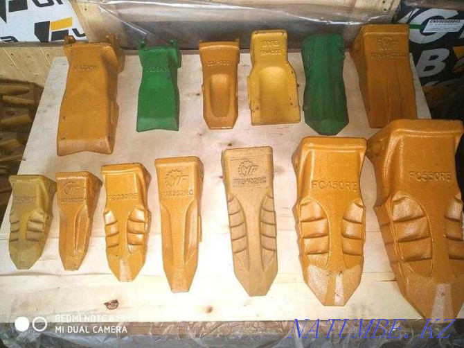 Crowns, teeth, adapters, side cutters for excavator, loader, bulldozer Almaty - photo 2