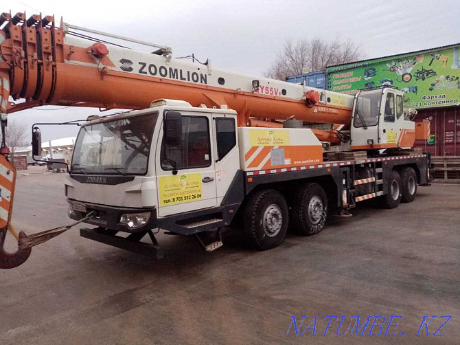 Продам автокран (кран) Zoomlion Qy55V, 55 тонн, в отличном состоянии Уральск - изображение 1