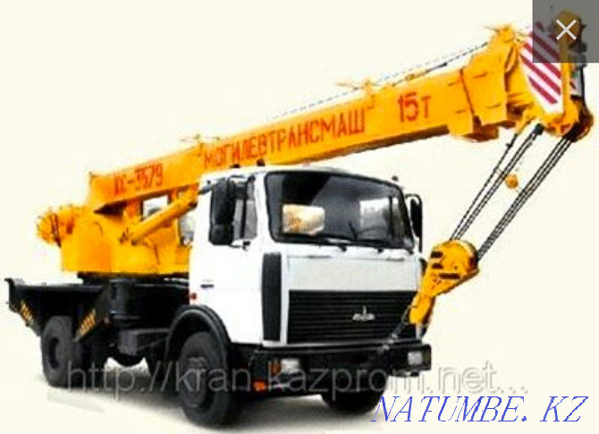 I will sell the truck crane Mashek on the basis of MAZ Валиханово - photo 1