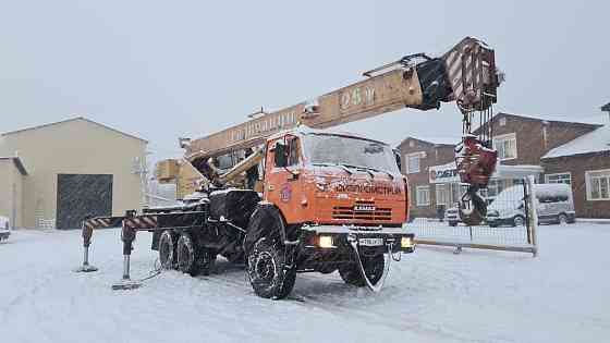 Автокран камаз 25 тонн установка галичанин  Петропавл
