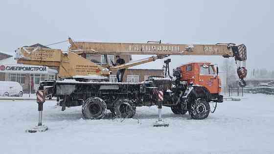 Автокран камаз 25 тонн установка галичанин  Петропавл
