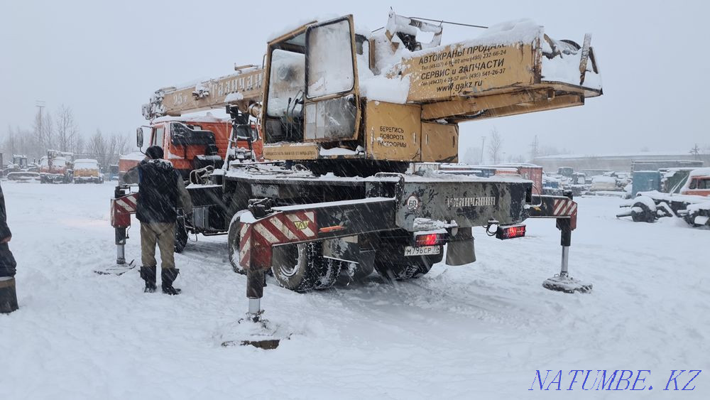Truck crane KAMAZ 25 tons installation Galician Petropavlovsk - photo 6