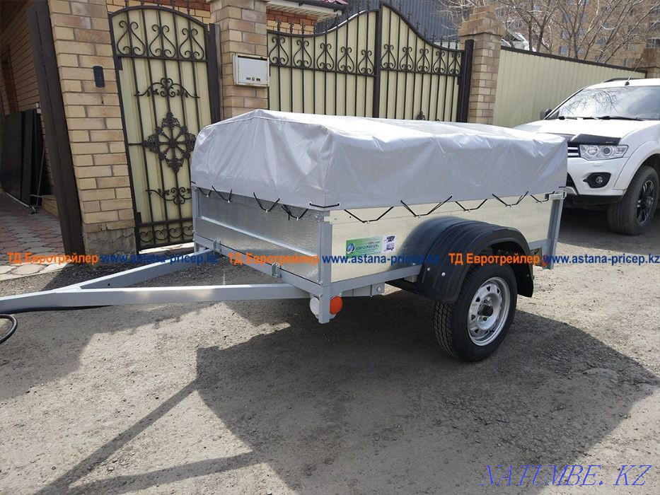 Light trailer "TD Eurotrailer" 1.9*1.25 m. Astana - photo 3