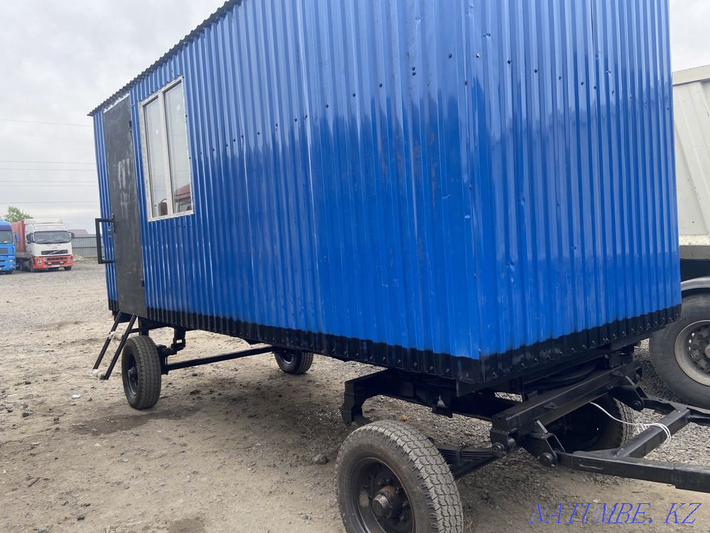 Вагончики на колесах для чабана ,строителей. Бытовка. Павлодар - изображение 1