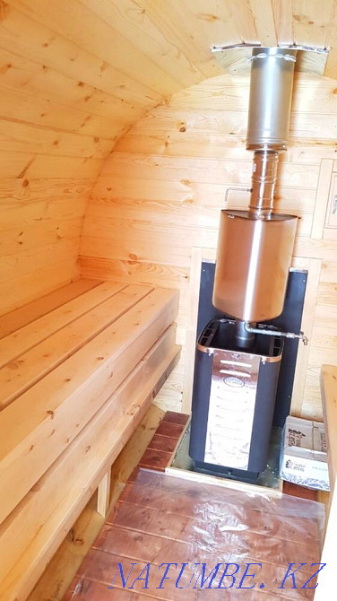 Баня бочка на колёсах Алматы - изображение 3
