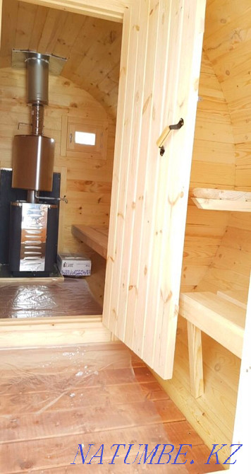 Баня бочка на колёсах Алматы - изображение 5