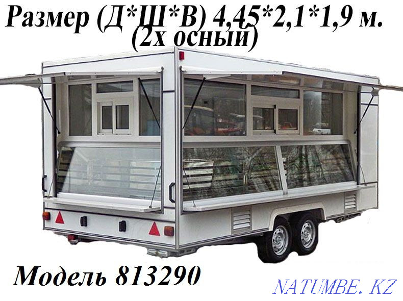 Прицеп торговый Купава новый Алматы - изображение 6