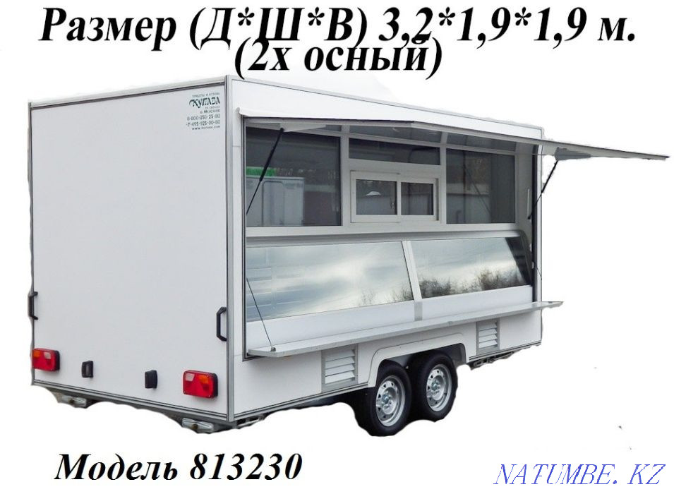 Прицеп торговый Купава новый Алматы - изображение 3