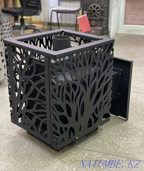 Печь для бани "Агния" 16 м3 (6мм) дрова/уголь Караганда - изображение 2