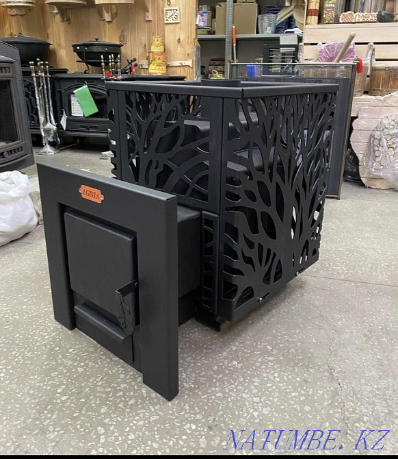 Печь для бани "Агния" 16 м3 (6мм) дрова/уголь Караганда - изображение 3