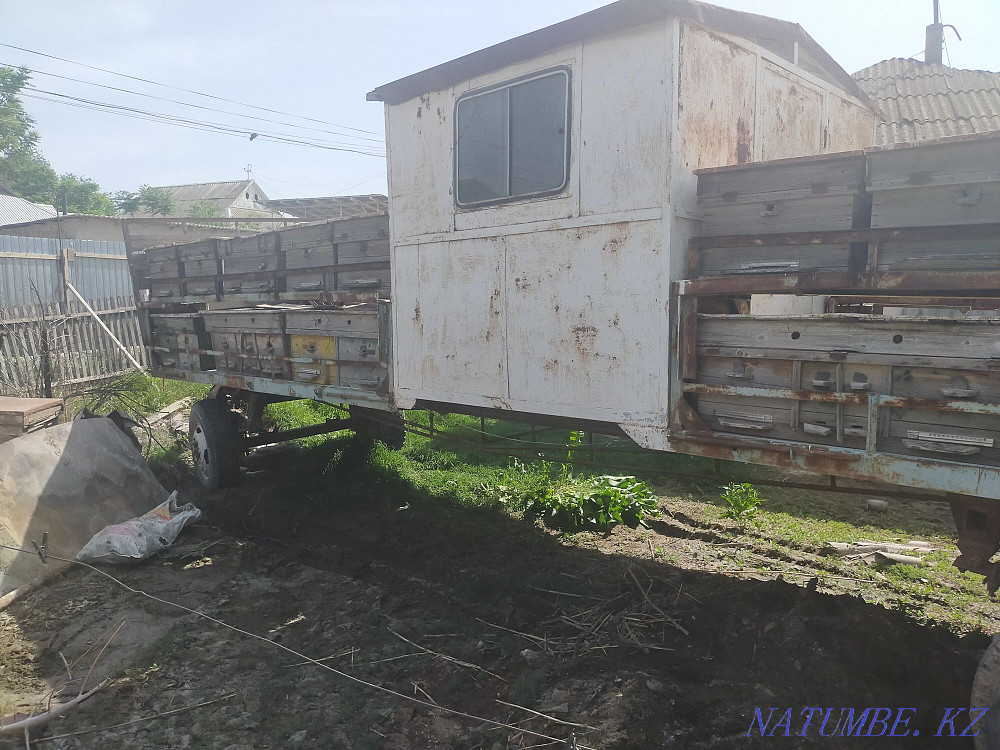 Пчелоприцеп на зиловском ходу бутка теплая рама целая не вареная Жетысай - изображение 1