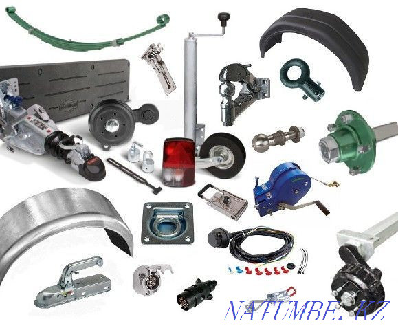New light trailer, spare parts and accessories, towbars Astana - photo 4
