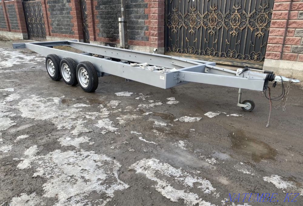 Тіркеме Автокөлік тасымалдаушысы Лафет эвакуаторы 1 және 2 вагонға арналған L/P 1300-ден 6000 кг-ға дейін  Алматы - изображение 8