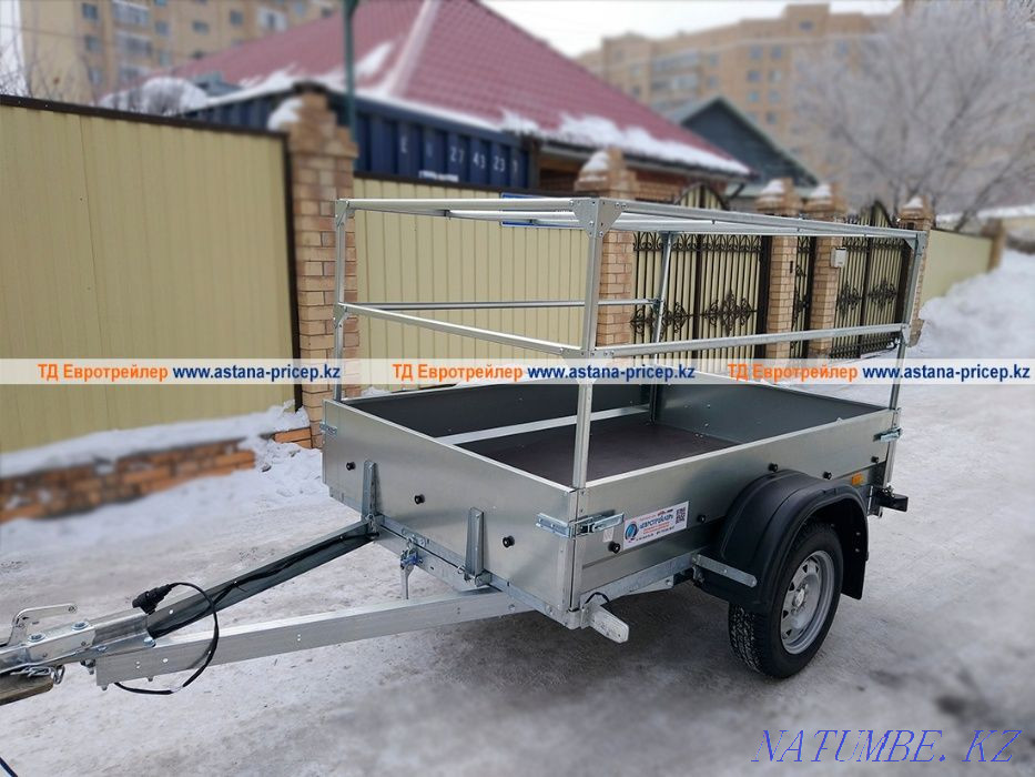 Легковой прицеп "ТД Евротрейлер" 2,0*1,25 м. Астана - изображение 1