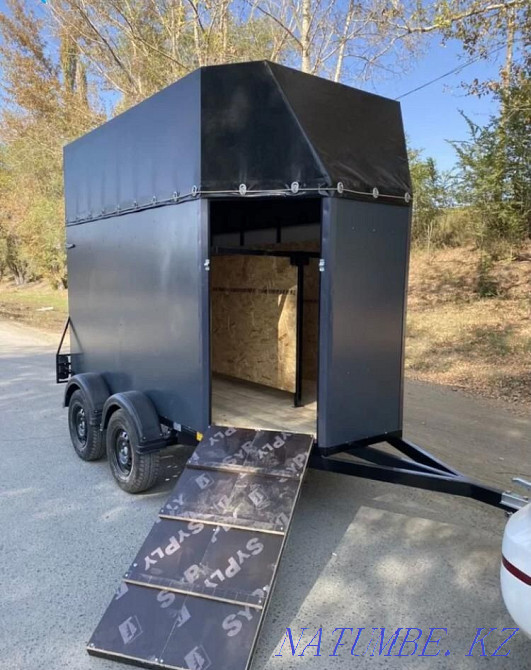 Прицепы в рассрочку, коневозка, конь,жылкы , коневозка, полуприцеп Астана - изображение 2