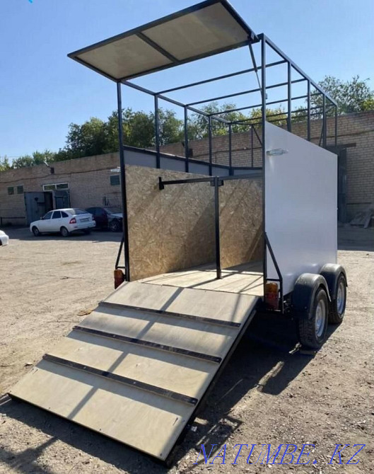 Installment trailer horse carrier, horse, horse, zhylky, cattle carrier, for transportation Karagandy - photo 5