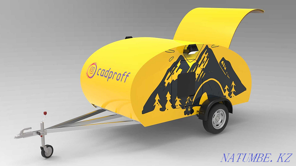 Прицеп кемпер. Прицеп дача. Чертежи Караганда - изображение 6