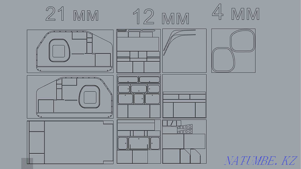 Прицеп кемпер. Прицеп дача. Чертежи Караганда - изображение 5