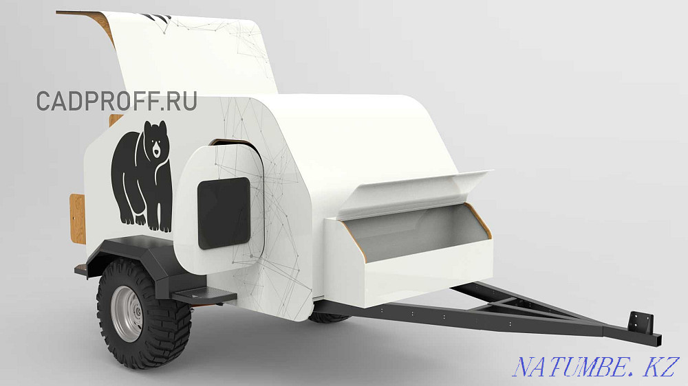 Прицеп кемпер. Прицеп дача. Чертежи Караганда - изображение 2