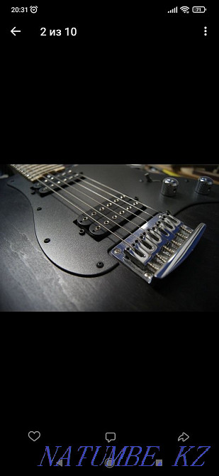 Продам отличную мастеровую электро-гитару Астана - изображение 2