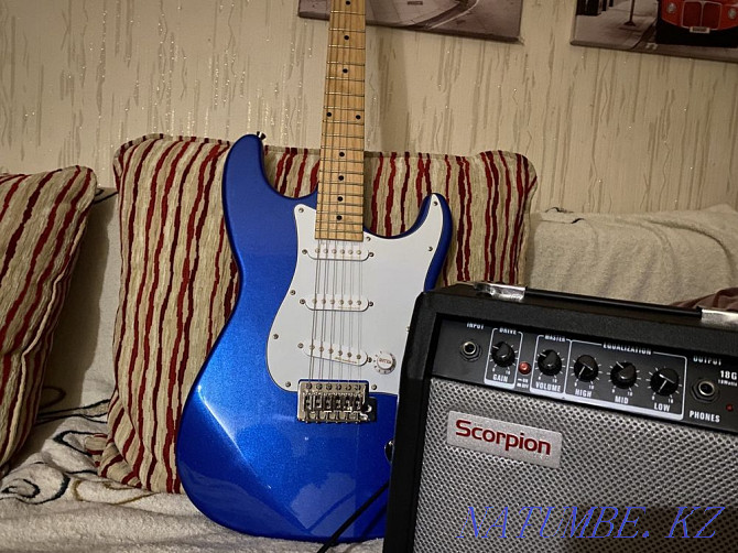 I sell the electronic guitar “Fender stratocaster” Almaty - photo 1