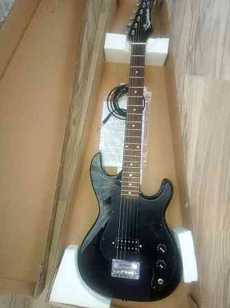Продам электронную гитару Симекс. Новая, черного цвета, в упаковке. Shymkent