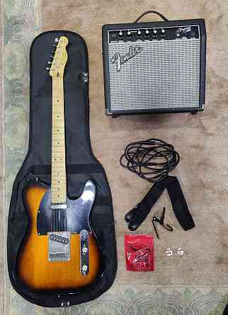 Электрогитара Fender telecaster и комбоусилитель комплект Алматы