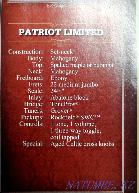 Электро гитара Michael Kelly корея Павлодар - изображение 8