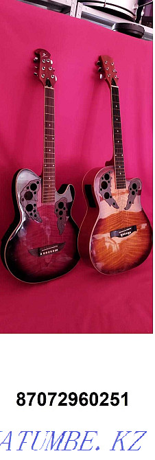 Продам электро- акустическую гитару Power пр-во Китай Алматы - изображение 1