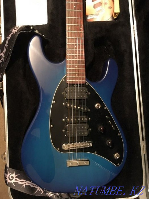 Ernie Ball Музыка Man Steve Morse Signature Электр гитара Blue Burst  Алматы - изображение 2